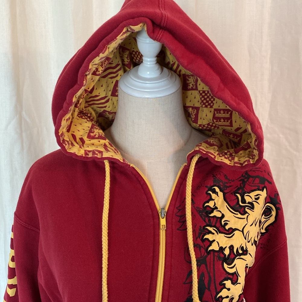 The Wizarding World of Harry Potter Universal Studios Hoodie Sweatshirt Jacket - Picture 2 of 8